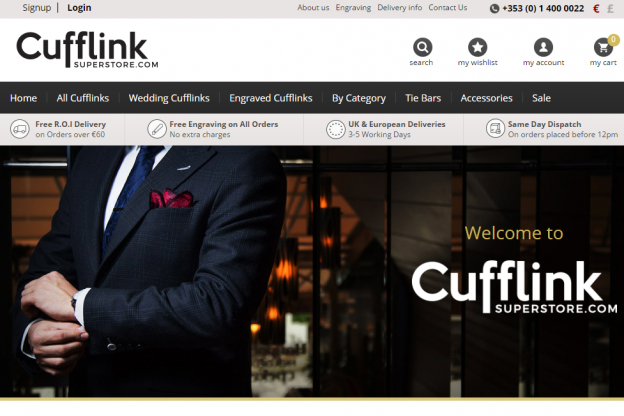 New Website - cufflinksuperstore.com
